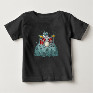 Drummer Kids Drummer Gift Drumming Percussion Baby T-Shirt