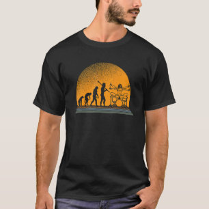 Drummer legend Evolution full moon Drumsticks T-Shirt
