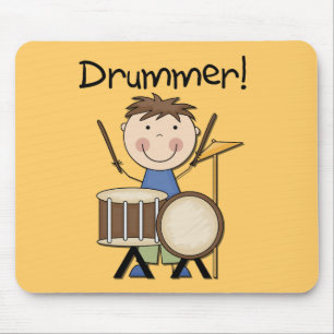 Drummer - Male Tshirts and Gifts Mouse Mat