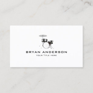 Drummer - Musician Business Card