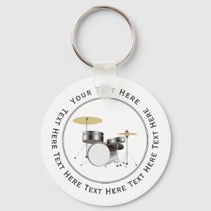 Drummer - Musician Key Ring