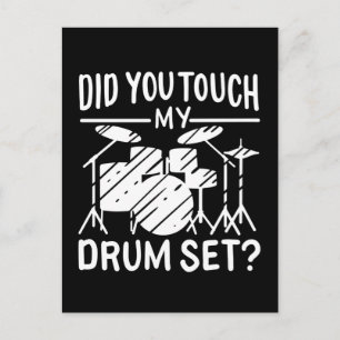 Drummer - My Drum Set Postcard
