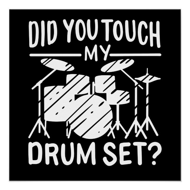 Drummer - My Drum Set Poster (Front)