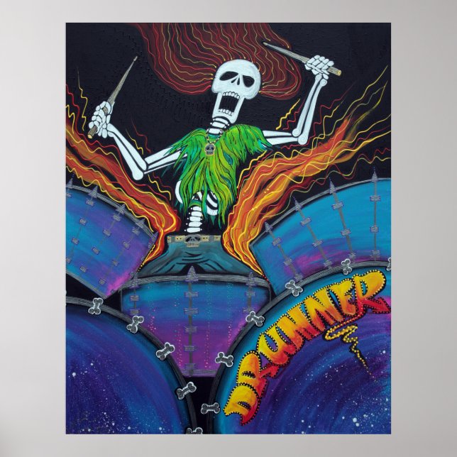Drummer Of The Dead Poster (Front)