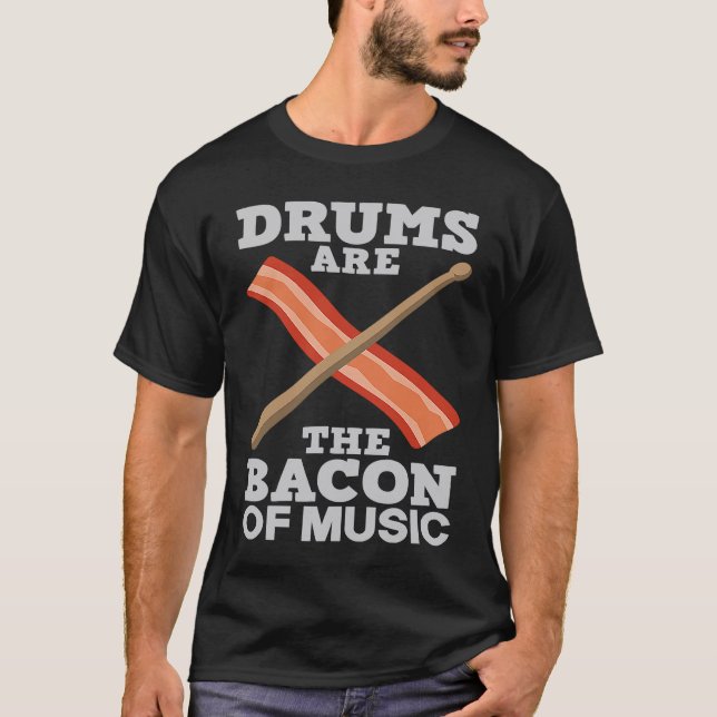 Drummer Outfit for a Percussion Player T-Shirt (Front)