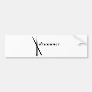 Drummer Products! Bumper Sticker