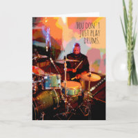 Drummer Put Heart & Soul Into Your Music Birthday