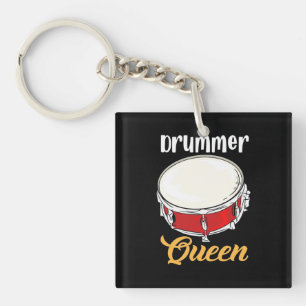 Drummer Queen Key Ring
