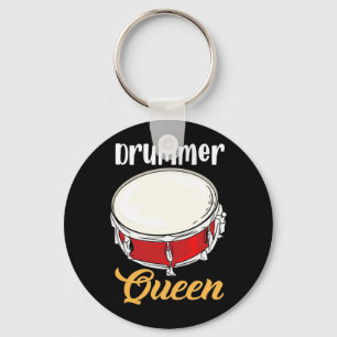 Drummer Queen Key Ring
