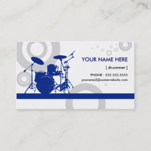 drummer rings business card