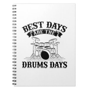Drummer Sayings Drumms Musical Instrument Gift Notebook
