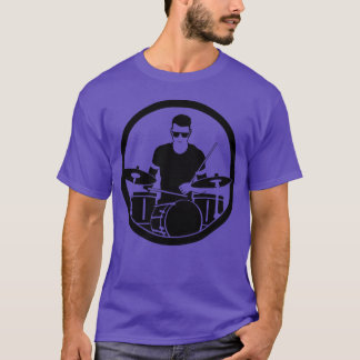 Drummer Sketch friend T-Shirt