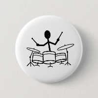 Drummer Stick Figure