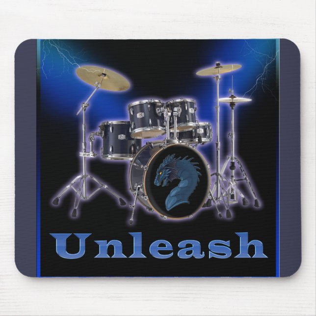 Drummer t-shirts mouse mat (Front)