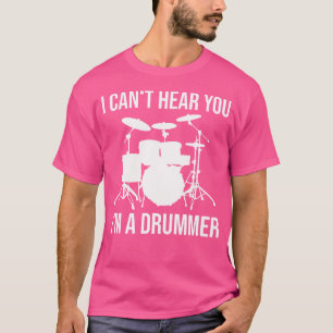 Drummer Vintage Drumset Funny Drummers Drumming Dr T-Shirt