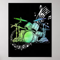Drummer Watercolor  Drummer Musician Drumsticks