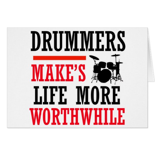 drummers design card