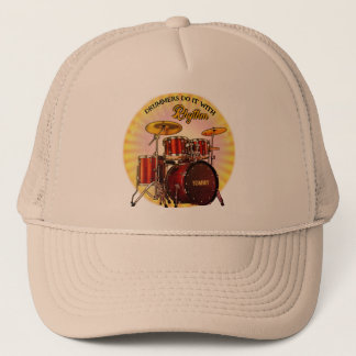 Drummers do it with Rhythm (customisable) Hat