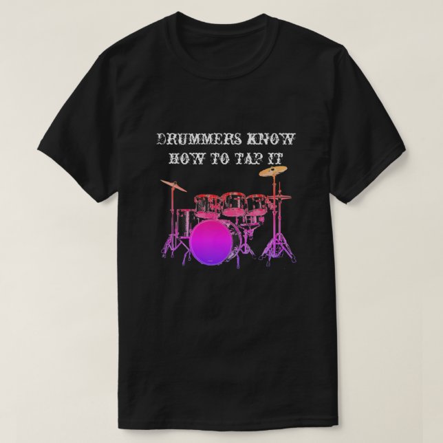 Drummers funny T-Shirt (Design Front)