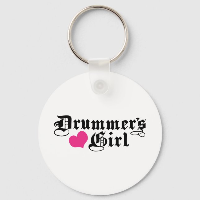Drummer's Girl Key Ring (Front)