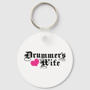 Drummer's Wife Key Ring