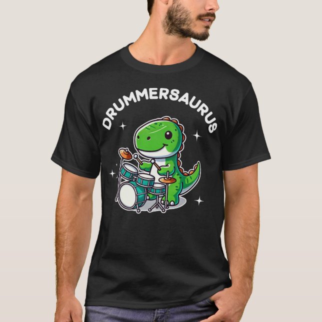Drummersaurus T-Shirt (Front)