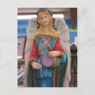 Drumming Angel Postcard
