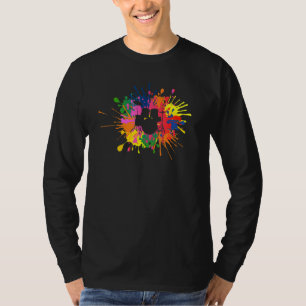 Drumming Drum Set Colourful For Drummer And Percus T-Shirt