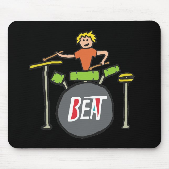 Drumming Mouse Mat (Front)