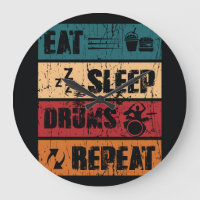 Drumming passion: t-shirt design illustration.