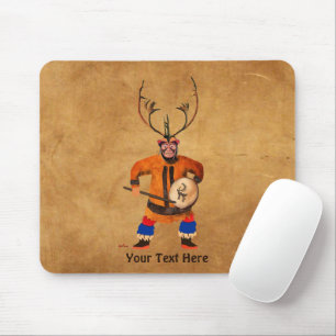 Drumming Shaman Mouse Mat