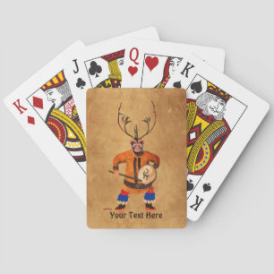Drumming Shaman Playing Cards