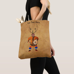 Drumming Shaman Tote Bag