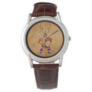 Drumming Shaman Watch