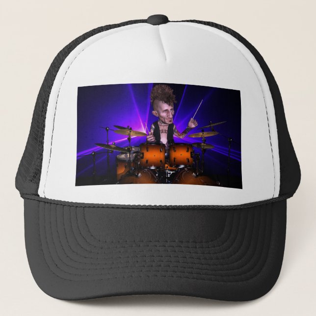 Drumming with the Lasers Hat (Front)