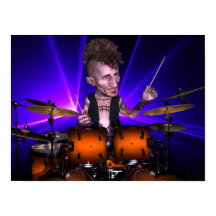 Drumming with the Lasers Poster