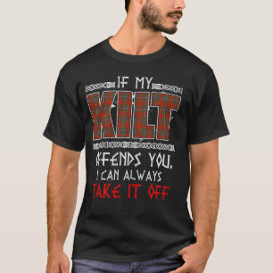 Drummond Clan tartan kilt ancient modern for men f T-Shirt