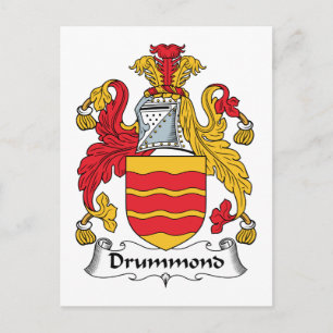 Drummond Family Crest Postcard