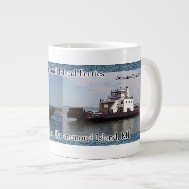 Drummond Island Ferries jumbo mug (Front Right)