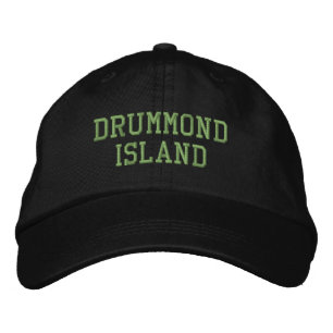 Drummond Island Michigan Embroidered Baseball Hat