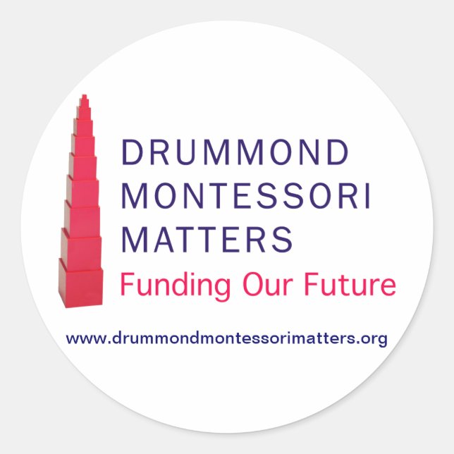 Drummond Montessori Matters Stickers (Front)