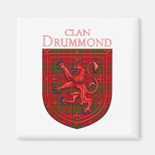Drummond Tartan Scottish Plaid Lion Rampant Magnet