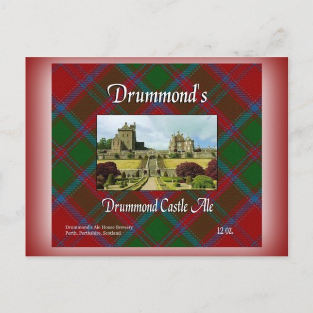 Drummond's Drummond Castle Ale Postcard (Front)