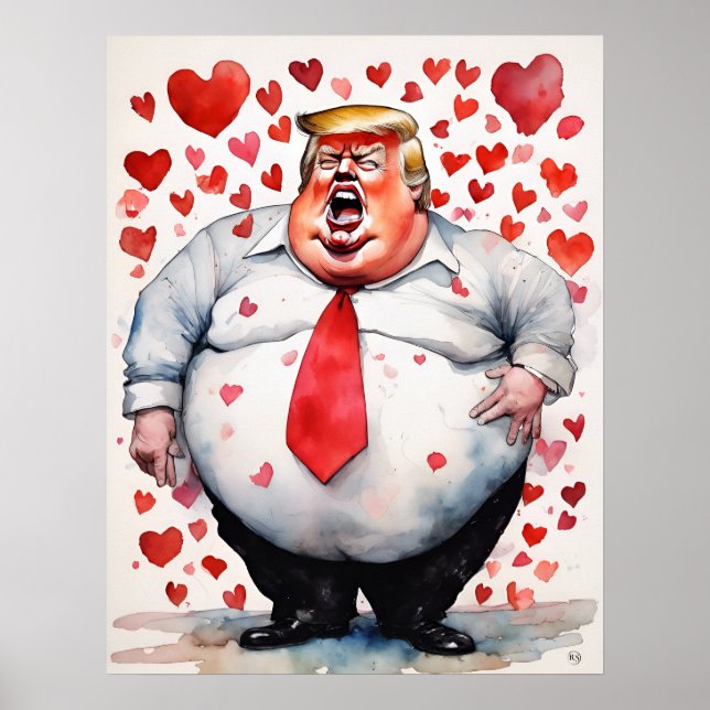Drumpf Valentine Poster (Front)