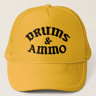 Drums & Ammo Yellow Trucker Trucker Hat