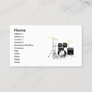 drums business card
