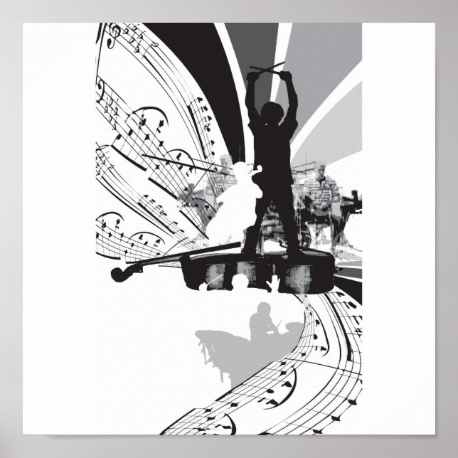 drums cello poster (Front)