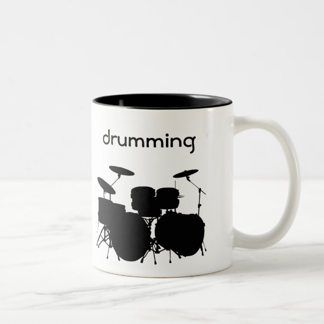 Drums Design Coffee Mug (Right)
