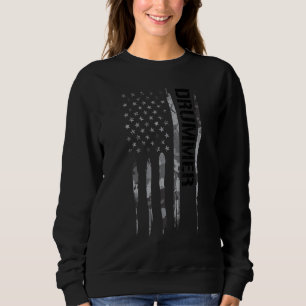 Drums Drummer - American Flag Sayings_2 Sweatshirt