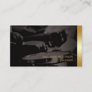 Drums Drummer Drum Player Musician Business Card
